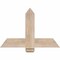 Ekena Millwork Eugene Smooth Timber Gable Bracket, Douglas Fir, 36"W x 24"H x 1 1/2"D x 5 1/2"F, 16/12 Pitch GBW036X24X0206EUG00SDF - alternate 1